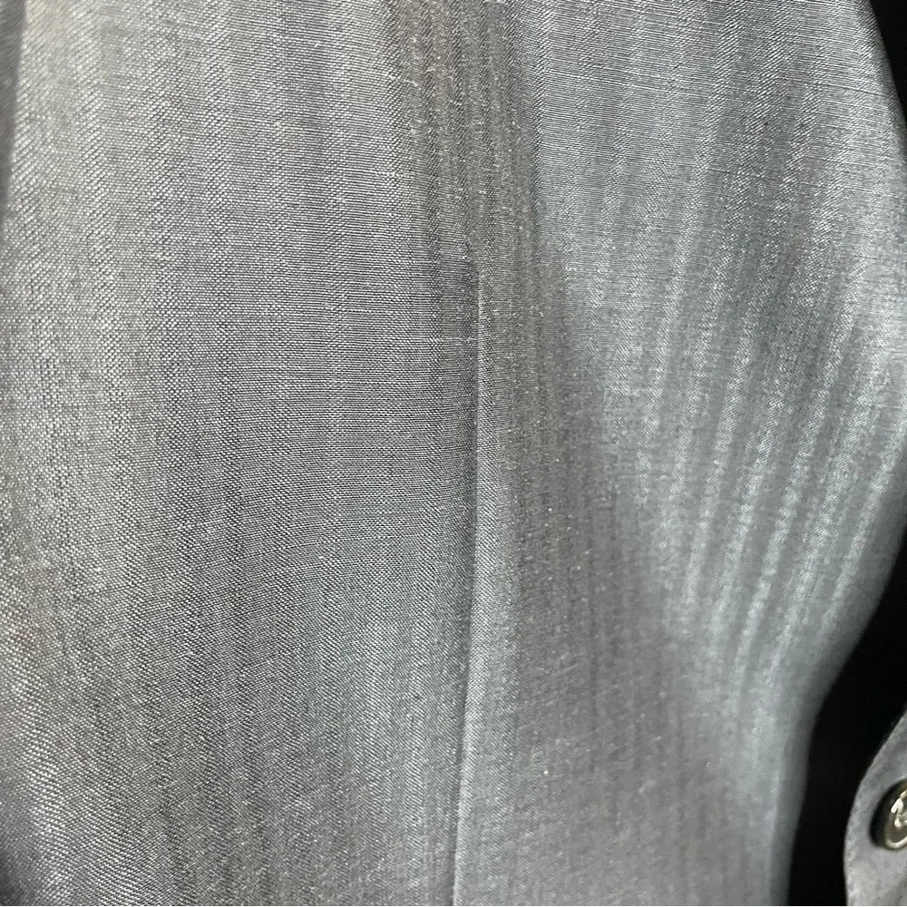 Ermenegildo Zegna Summer Trofeo Mohair Wool Silk Black Pinstriped Blazer Jacket - Picture 2 of 7